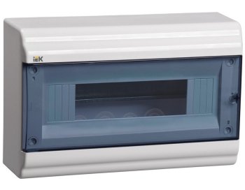 Щит распределительный навесной IEK PRIME 12 мод. пластик IP41 арт.MKP82-N-12-41-10