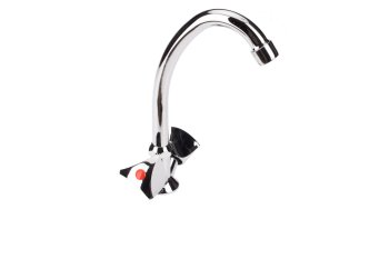 Смеситель для кухни двуручный Onix Люсия К 1106  цвет хром Смеситель для кухни двуручный Onix Люсия К 1106  цвет хром