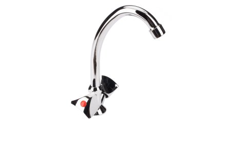 Смеситель для кухни двуручный Onix Люсия К 1106  цвет хром Смеситель для кухни двуручный Onix Люсия К 1106  цвет хром
