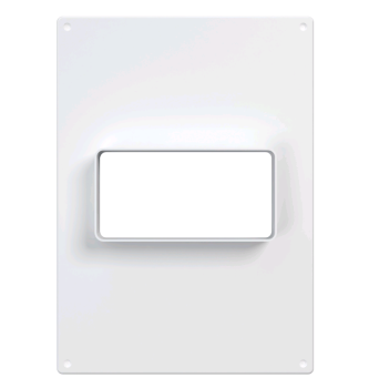 Пластина настенная для плоских каналов с фланцем 180 х 250мм ERA Пластина настенная для плоских каналов с фланцем 180 х 250мм ERA