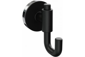 Крючок одинарный LORD цвет черный