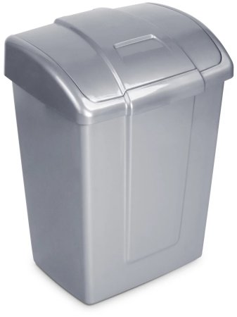 Контейнер для мусора пластик Форте 23л цвет серый