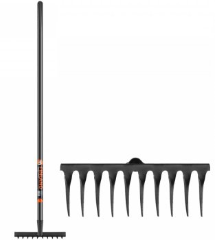 Грабли витые с черенком ЦИ металл 14 зубьев