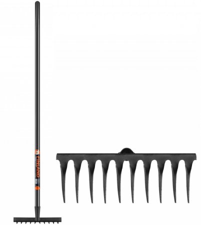 Грабли витые с черенком ЦИ металл 14 зубьев