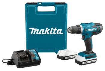 Дрель-шуруповерт аккумуляторная Makita DF488D004 Li-lon 18В 2x2Ач 42Нм