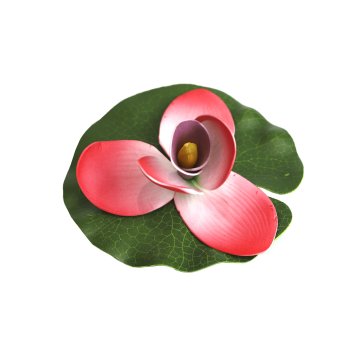 Цветок водоплавающий ДоброСад Кувшинка Экзотик 15см розовый