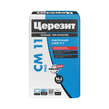 Клей для плитки и керамогранита СМ11 Pro Церезит 25 кг