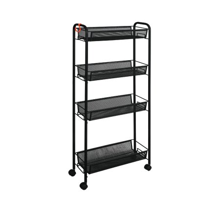 Этажерка ЗМИ Ладья 14К 985х440х170мм цвет черный