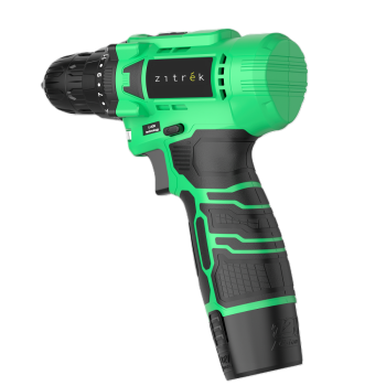 Дрель-шуруповерт аккумуляторная ZITREK Green 12 Li Plus Li-lon 12В 1x1,5Ач 24Нм