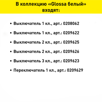 Рамка Schneider Electric Glossa 1 пост, цвет белый, арт. GSL000101