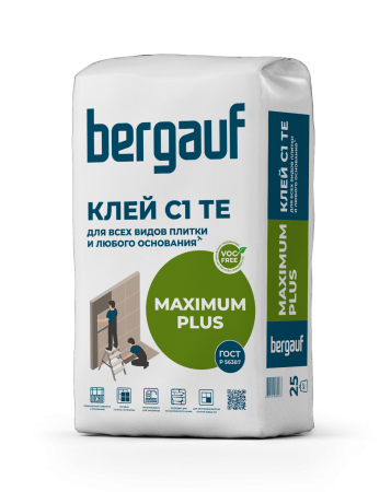Клей для керамогранита Maximum Plus Bergauf 25 кг
