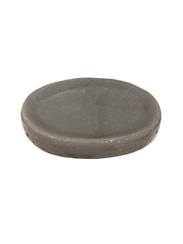 Мыльница Пастель керамика цвет серый настольная