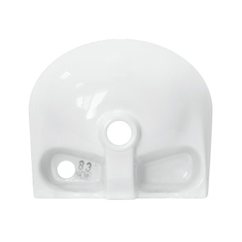 Раковина Sanita Лада фарфор 365мм полукруглая цвет белый