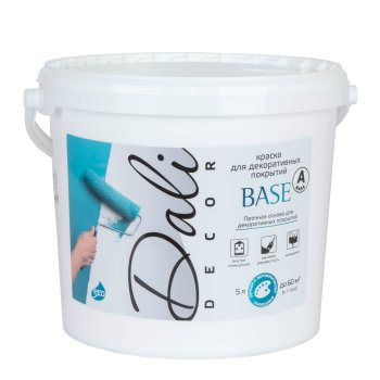 Краска водно-дисперсионная Dali Decor Base под декоративные штукатурки основа А 5 л