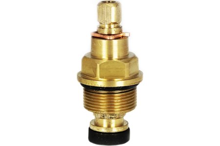 Кран-букса резиновая короткая М18 1/2" цвет желтый