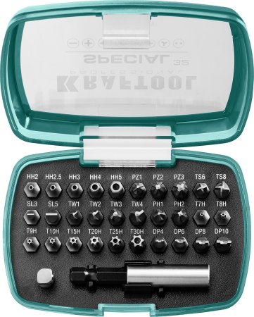 Набор бит один KRAFTOOL 2610-H32 212 мм 32 шт.