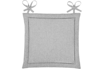 Подушка для стула 40х40х5 см пепельно-серый