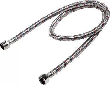 Гибкая подводка ELKA для воды 100см 1/2"х1/2" ПВХ гайка-болт