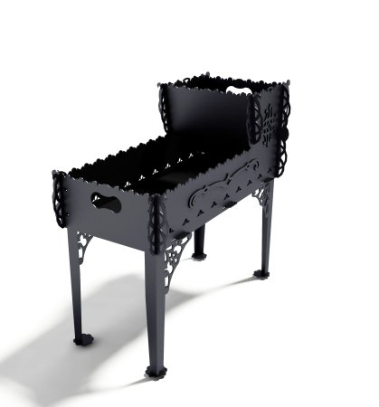 Мангал стационарный Огниво 77х30,5х68 см 3 мм