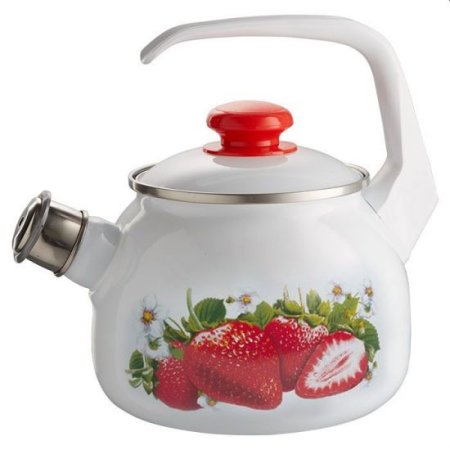 Чайник  Сочная клубника 2,5л эмалированная сталь