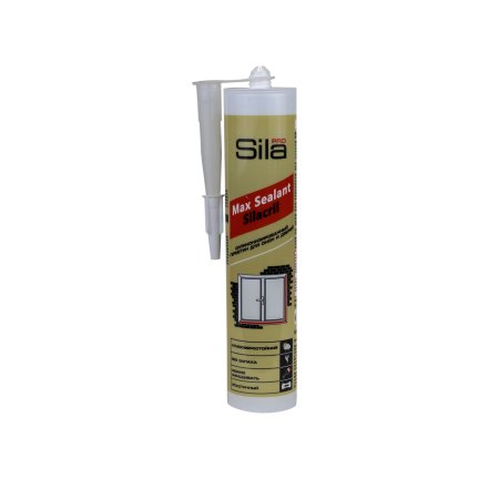 Герметик для окон и дверей Sila Max Sealant силиконовый белый 290 мл