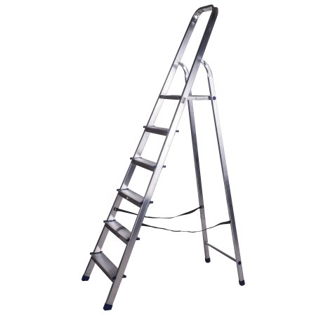 Стремянка STAIRS 6 ступеней алюминиевая Стремянка STAIRS 6 ступеней алюминиевая