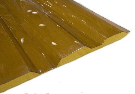 Шифер прозрачный МП-20 (У) 1150мм 2000мм 0,8мм Бронза