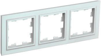 Рамка IEK Brite 3 поста, цвет жемчуг, арт. BR-M32-K36