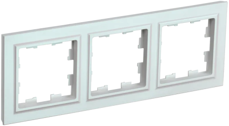 Рамка IEK Brite 3 поста, цвет жемчуг, арт. BR-M32-K36