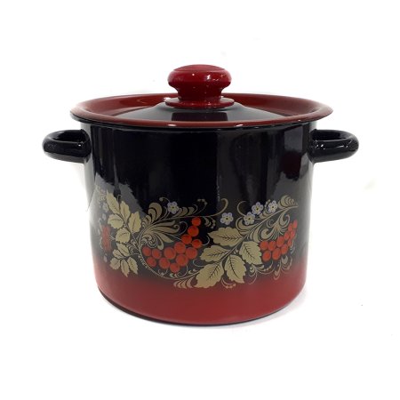 Кастрюля Декор 3,5л эмалированная сталь