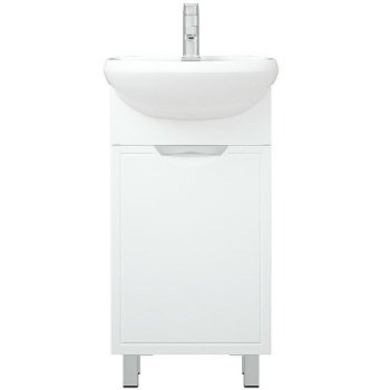 Тумба напольная Монро 85х40х33см цвет белый