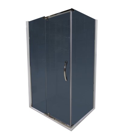 Ограждение душевое ALEX BAITLER Прямоугольное низкий поддон 120х90х200см затемненное стекло