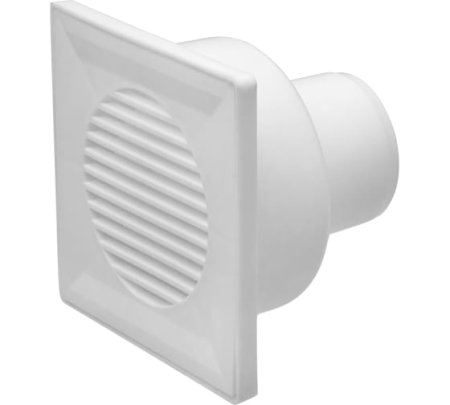 Трап вертикальный прямой  100х100х50мм белый