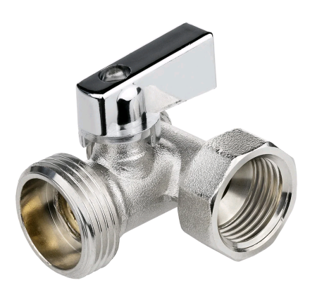 Кран шаровый ручка - флажок MPF 1/2"х3/4"х1/2" ВН-НР-НР латунь