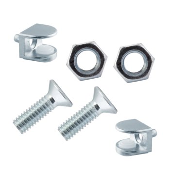 Комплект держателей для зеркала хром