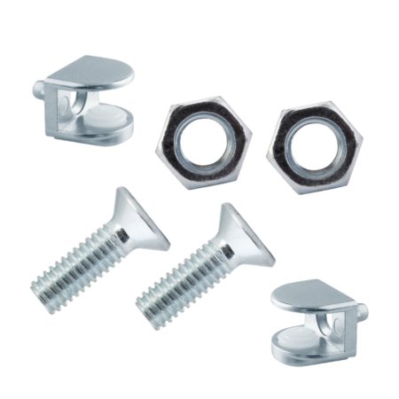 Комплект держателей для зеркала хром