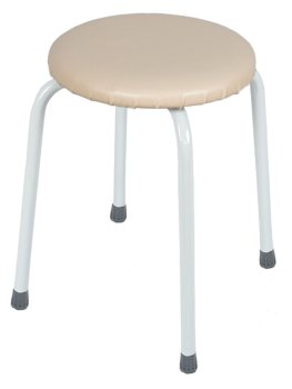 Табурет ваниль, форма круг 30х30х47 см