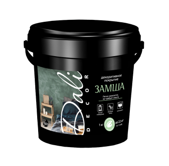 Штукатурка декоративная DALI-DECOR замша 1 кг