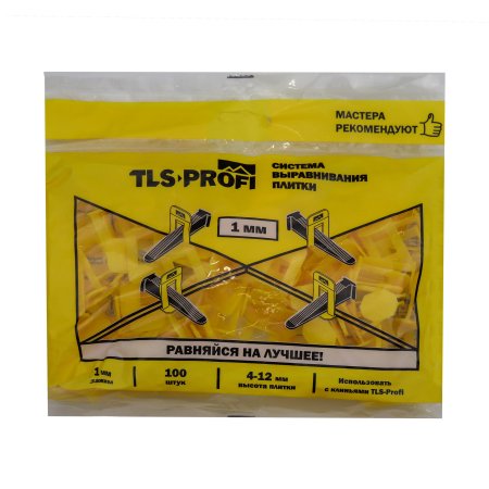 СВП - зажим 1мм TLS 100шт