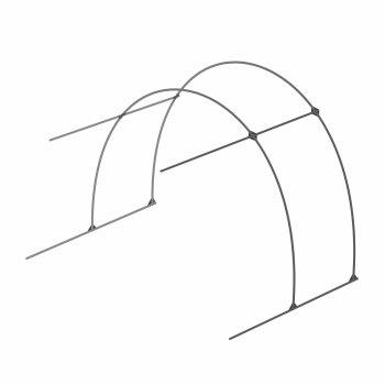 Вставка к каркасу теплицы Польза-3 Эко Лайт 2000х3000х2100 мм