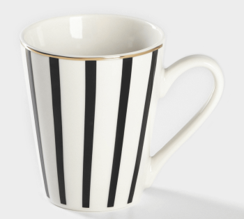 Кружка Зебра, 350 мл, фарфор цвет белый Кружка Зебра, 350 мл, фарфор цвет белый