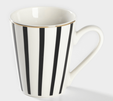 Кружка Зебра, 350 мл, фарфор цвет белый Кружка Зебра, 350 мл, фарфор цвет белый