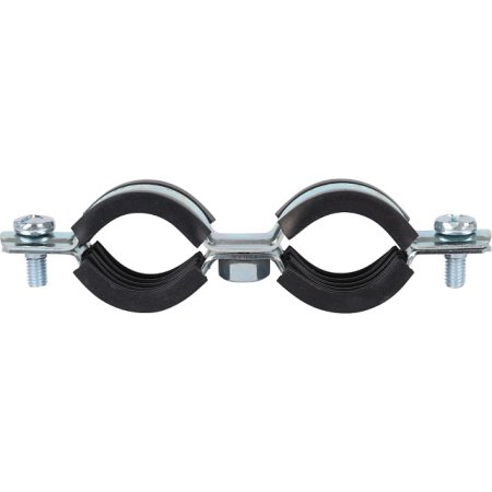 Хомут с дюбелем и шурупом STOUT d3/4" 1 шт цвет хром