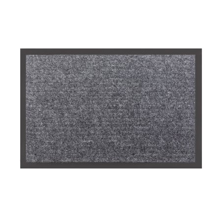 Коврик влаговпитывающий ребристый 60х40 см серый