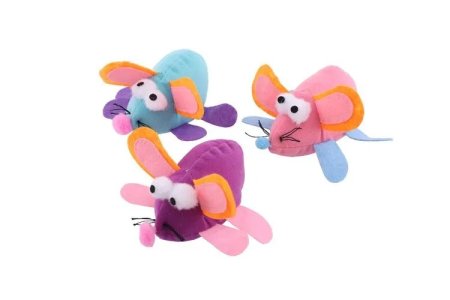 Игрушка для кошек Мышка с заводным механизмом 12смх11см h6см