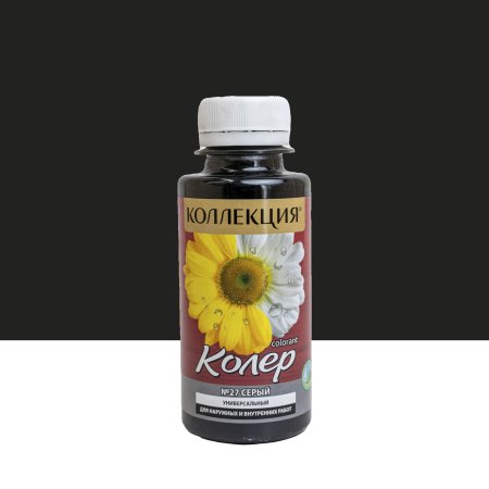 Колер-паста Ижсинтез Коллекция 0,1 л серый