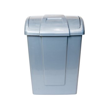 Контейнер для мусора пластик Форте 13л цвет серебристый Контейнер для мусора пластик Форте 13л цвет серебристый