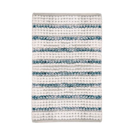 Коврик для ванной комнаты SOFT STRIPED 50х80см цвет белый