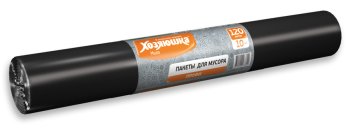 Пакеты для мусора Хозяюшка Мила Профи особопрочные 120л 10шт 40мкм Пакеты для мусора Хозяюшка Мила Профи особопрочные 120л 10шт 40мкм