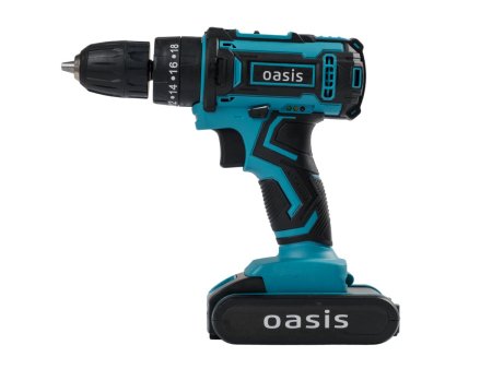 Дрель-шуруповерт аккумуляторная Oasis ASU-24S Li-lon 24В 2x2Ач 45Нм